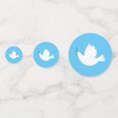Confettis Dove with olive branch (Devant)