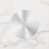 Confettis Dragon oriental à l'air bossé (Petit recto)