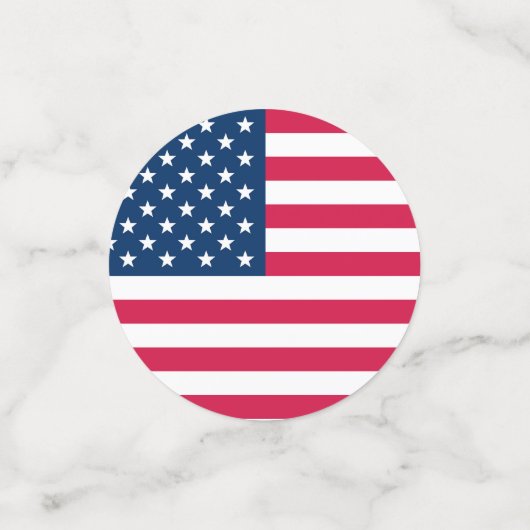 Confettis Drapeau américain (Petit recto)