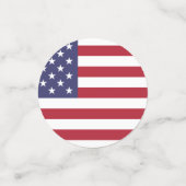 Confettis Drapeau américain - Patriotique (Petit recto)