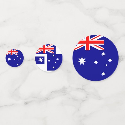 Confettis Drapeau Australie (Devant)