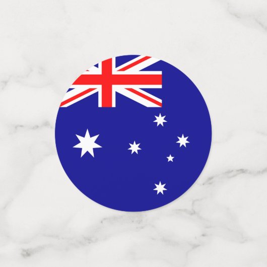 Confettis Drapeau Australie (Petit recto)