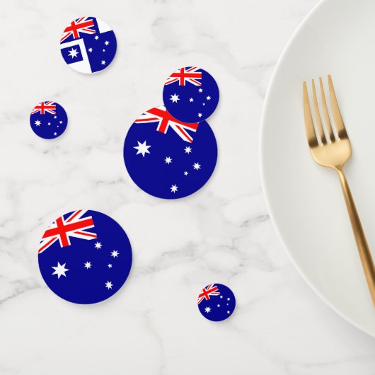 Confettis Drapeau Australie (Groupe)