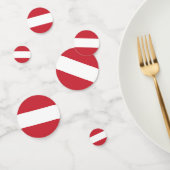 Confettis Drapeau autrichien (Groupe)