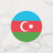 Confettis Drapeau Azerbaïdjan (Petit recto)