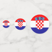 Confettis Drapeau Croatie (Derrière)