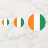Confettis Drapeau de Côte d'Ivoire (Derrière)