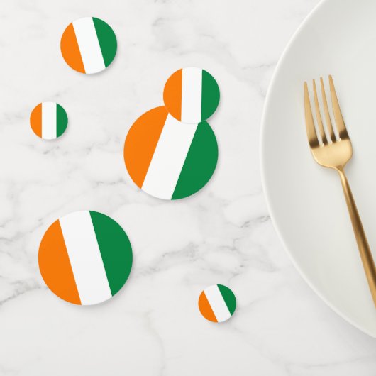 Confettis Drapeau de Côte d'Ivoire (Groupe)
