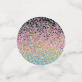 Confettis Drapeau de fierté polygender pixelisé funky tripan (Petit recto)