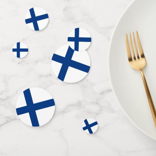 Confettis Drapeau de Finlande (Groupe)