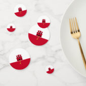 Confettis Drapeau de Gibraltar (Groupe)