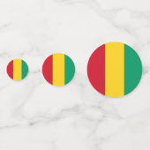 Confettis Drapeau de Guinée (Devant)