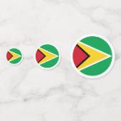 Confettis Drapeau de Guyana (Derrière)