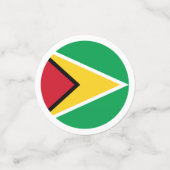 Confettis Drapeau de Guyana (Petit recto)