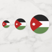 Confettis Drapeau de Jordanie (Derrière)