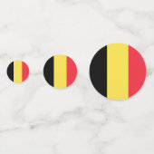 Confettis Drapeau de la Belgique (Derrière)