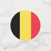 Confettis Drapeau de la Belgique (Petit recto)