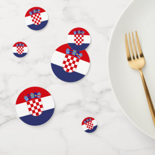 Confettis Drapeau de la Croatie