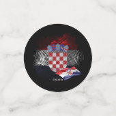 Confettis Drapeau de la Croatie (Petit recto)