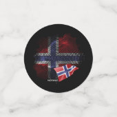 Confettis Drapeau de la Norvège (Petit recto)