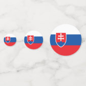 Confettis Drapeau de la Slovaquie (Devant)