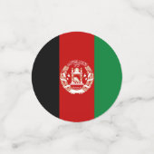 Confettis Drapeau de l'Afghanistan (Petit recto)