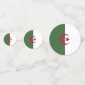 Confettis Drapeau de l'Algérie (Derrière)