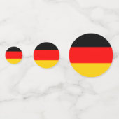 Confettis Drapeau de l'Allemagne (Derrière)
