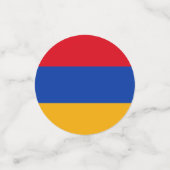 Confettis Drapeau de l'Arménie (Petit recto)