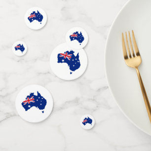 Confettis drapeau de l'Australie