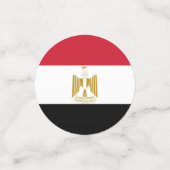 Confettis Drapeau de l'Égypte (Petit recto)