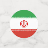 Confettis Drapeau de l'Iran (Petit recto)