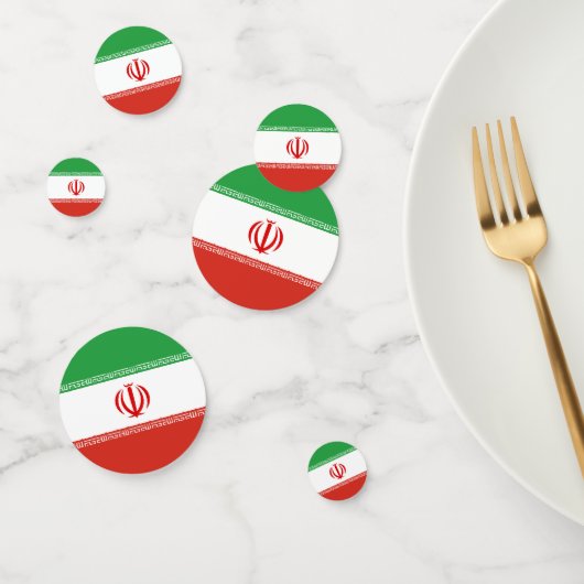 Confettis Drapeau de l'Iran (Groupe)
