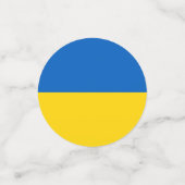 Confettis Drapeau de l'Ukraine (Petit recto)