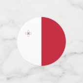 Confettis Drapeau de Malte (Petit recto)