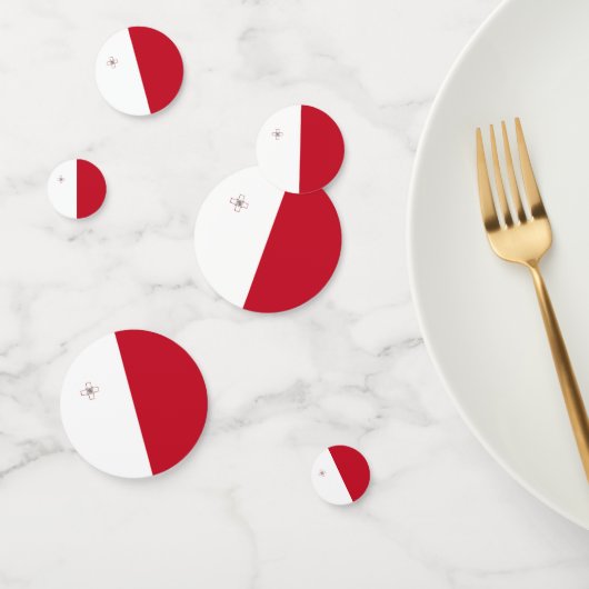 Confettis Drapeau de Malte (Groupe)