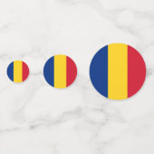 Confettis Drapeau de Roumanie (Derrière)