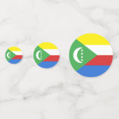 Confettis Drapeau des Comores (Derrière)