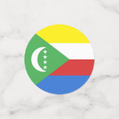 Confettis Drapeau des Comores (Petit recto)