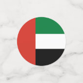 Confettis Drapeau des Émirats arabes unis (Petit recto)