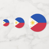 Confettis drapeau des Philippines (Derrière)