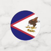 Confettis Drapeau des Samoa américaines (Petit recto)