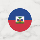 Confettis Drapeau d'Haïti (Petit recto)