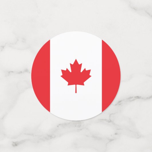 Confettis Drapeau du Canada (Petit recto)