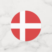 Confettis Drapeau du Danemark (Petit recto)
