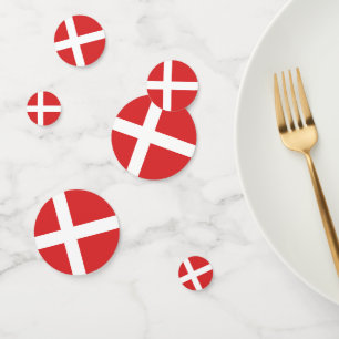 Confettis Drapeau du Danemark