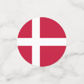 Confettis Drapeau du Danemark (Petit recto)