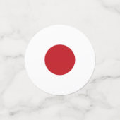 Confettis Drapeau du Japon (Petit recto)