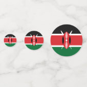 Confettis Drapeau du Kenya (Devant)