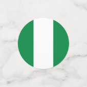 Confettis Drapeau du Nigeria (Petit recto)